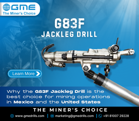 Why the G83F Jackleg Drill is the Top Choice for Mining Operations in Mexico & USA