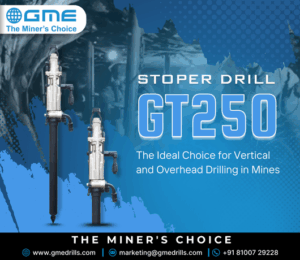 GT250 Stoper Drill: The Ideal Choice for Vertical and Overhead Drilling in Mines