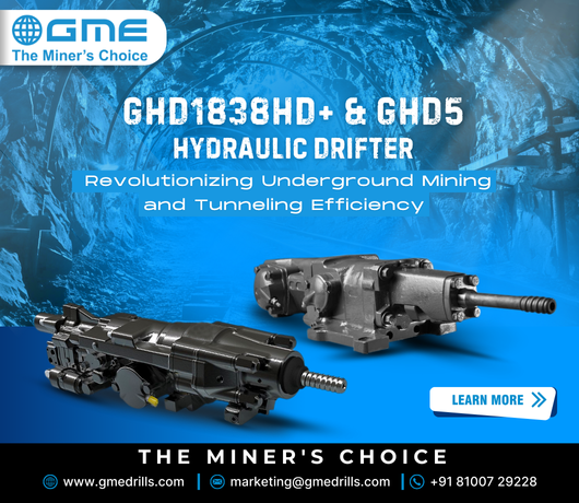 GHD1838HD+ and GHD5 Hydraulic Drifter: Revolutionizing Underground Mining and Tunneling Efficiency
