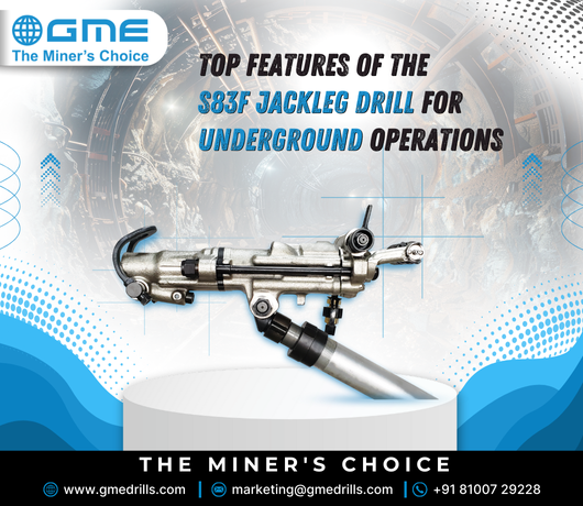 Top Features of the S83F Jackleg Drill for Underground Operations