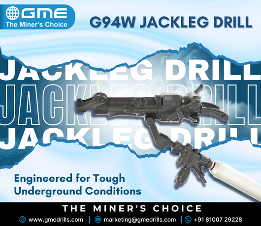 G94W Jackleg Drill: Engineered for Tough Underground Conditions