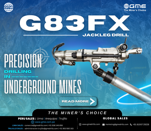 G83FX Jackleg Drill: Precision Drilling in Underground Mines