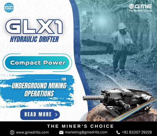GLX1 Hydraulic Drifter: Compact Power for Underground Mining Operations