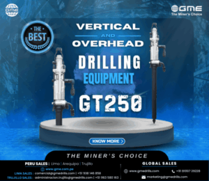 Best Vertical and Overhead Drilling Equipment: GME GT250 Stoper Drill