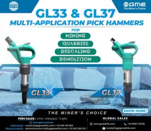 GL33 & GL37: Multi-Application Pick Hammers for Mining, Demolition, Descaling & Quarries