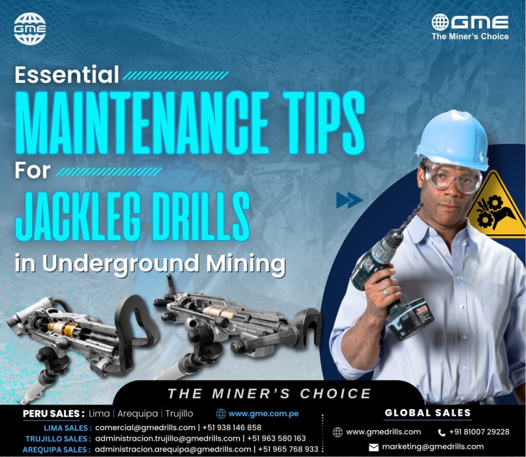 Essential Maintenance Tips for Jackleg Drills in Underground Mining