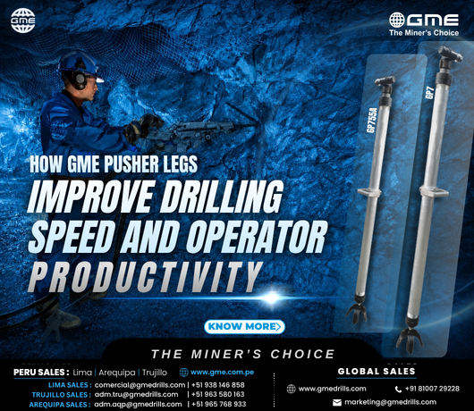 How GME Pusher Legs Improve Drilling Speed and Operator Productivity
